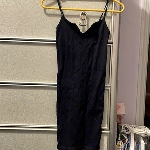 Black tight fitted dress